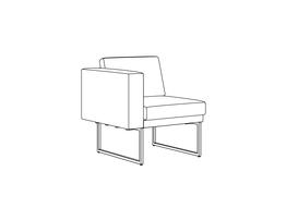 One Place Lounge
/ Arm Left / Fully Upholstered