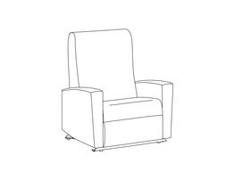 Bariatric Wallsaver Recliner / Fully Upholstered