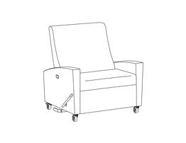 Replay Bariatric Trendelenburg Recliner