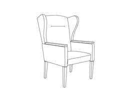 Wingback Behavioral Health Chair