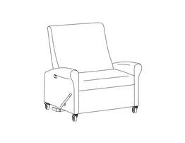 Revival Bariatric Trendelenburg Recliner