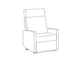 Evolve Bariatric Wallsaver Recliner / Fully Upholstered