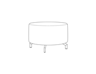 Round Ottoman / Freestanding