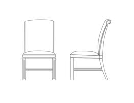 Armless Side Chair