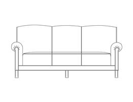 Three Place Sofa