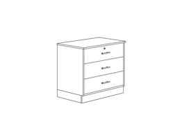 3 Drawer Chest