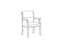 Closed Arm Side Chair