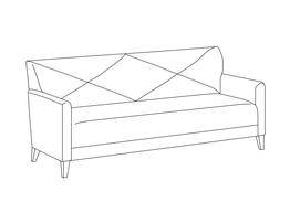 Three Place Sofa