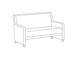 Two Place Sofa
